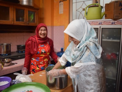 Membuat onde-onde