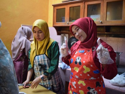 Membuat onde-onde