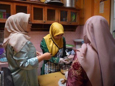 Membuat onde-onde